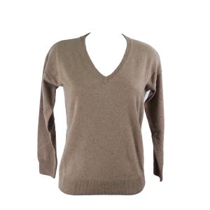 MAGLIA DONNA PURO CASHMERE SCOLLO V MADE IN ITALY