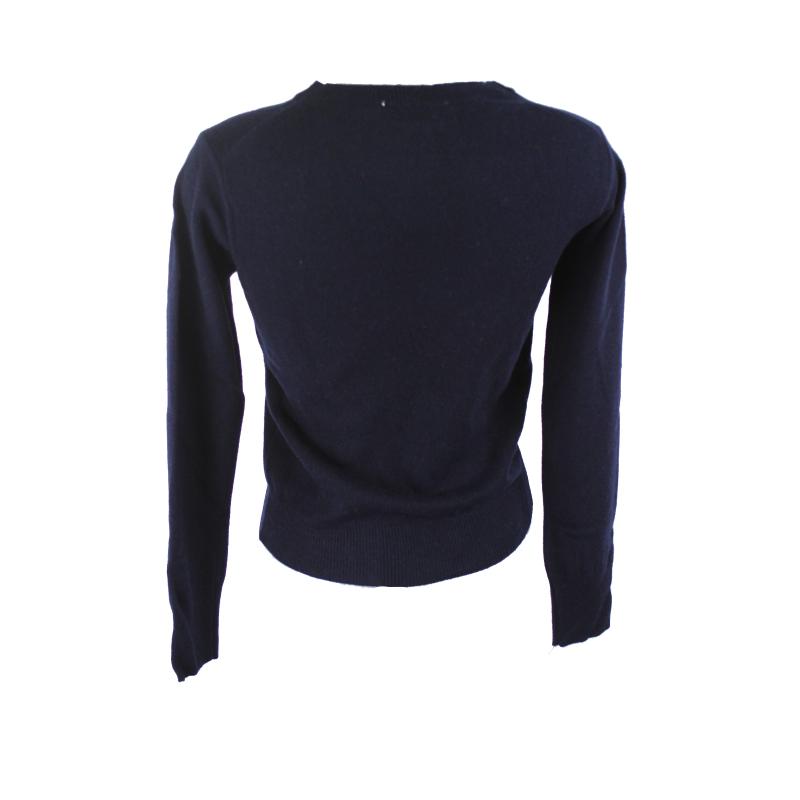 MAGLIA DONNA PURO CASHMERE GIROCOLLO MADE IN ITALY