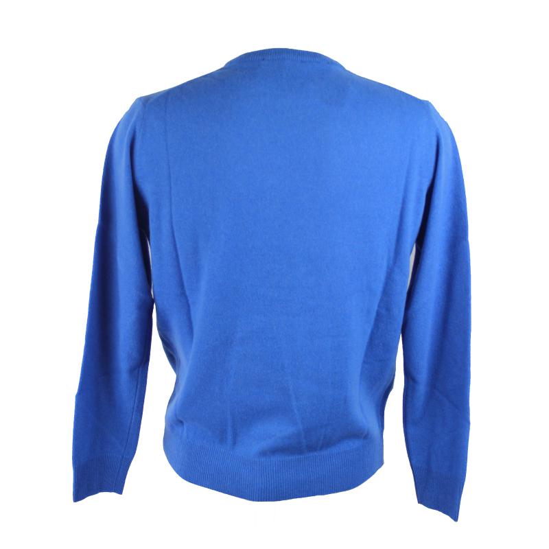 .GIROCOLLO UOMO 100% CASHMERE MADE IN ITALY PULLOVER GOLF PARICOLLO