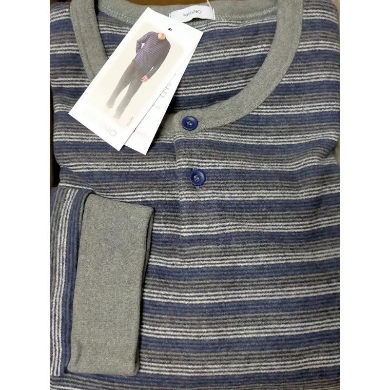PIGIAMA UOMO RAGNO FELPA MISTO COTONE SERAFINO ART.U593N1 PUNTO MILANO
