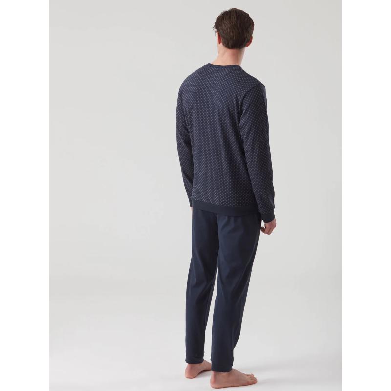 PIGIAMA UOMO RAGNO CALDO COTONE INTERLOCK SERAFINO ART.U544N1