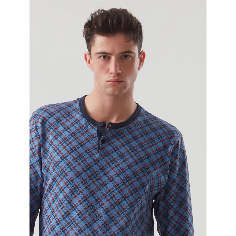 PIGIAMA UOMO RAGNO CALDO COTONE INTERLOCK SERAFINO ART.U524N1
