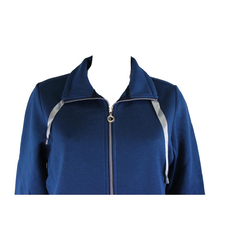 .TUTA DONNA CAMPAGNOLO FELPATA APERTA CERNIERA CON TASCHE ART.8Q76131