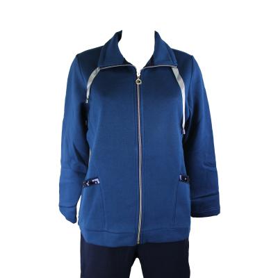 .TUTA DONNA CAMPAGNOLO FELPATA APERTA CERNIERA CON TASCHE ART.8Q76131