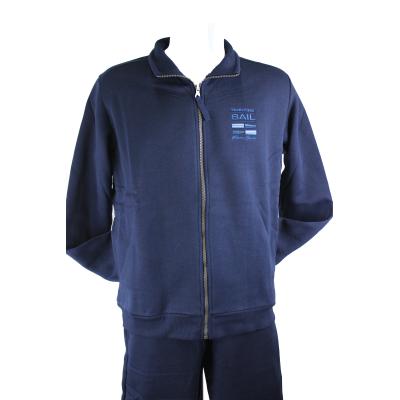 .TUTA UOMO CAMPAGNOLO FELPATA APERTA CON CERNIERA E TASCHE ART.8Q77150