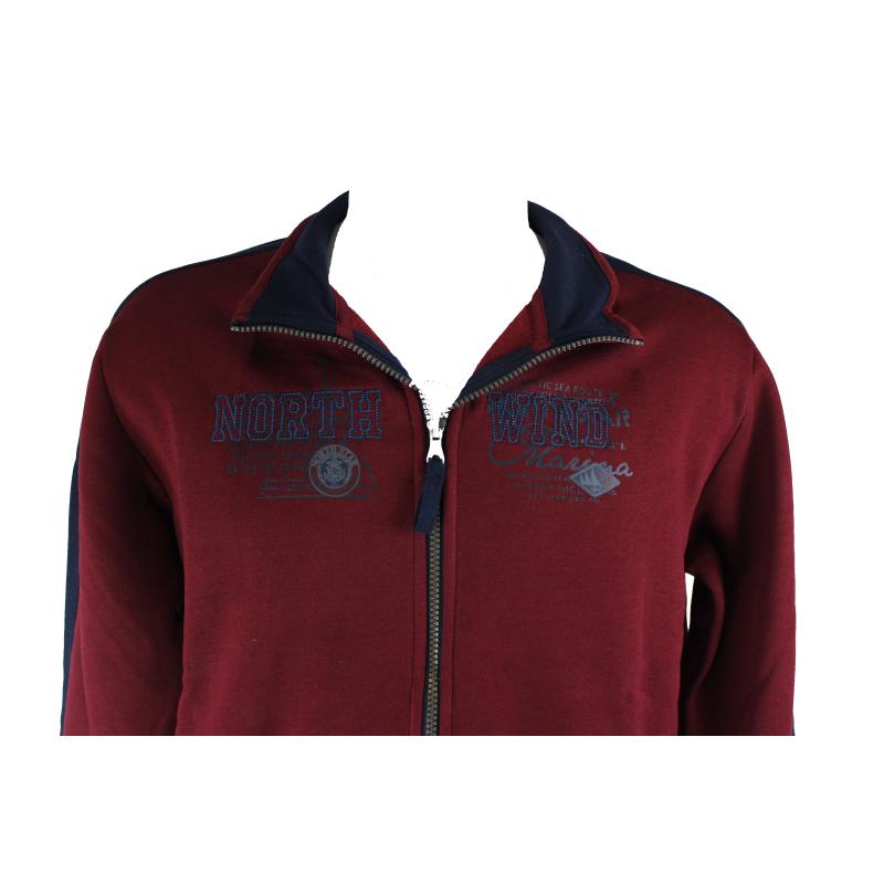 TUTA UOMO CAMPAGNOLO FELPATA APERTA CON CERNIERA E TASCHE ART.8Q77148