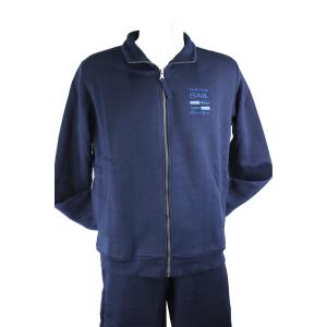 TUTA UOMO CAMPAGNOLO FELPATA CONFORMATA APERTA CERNIERA E TASCHE TG.56-64 ART.8Q78150