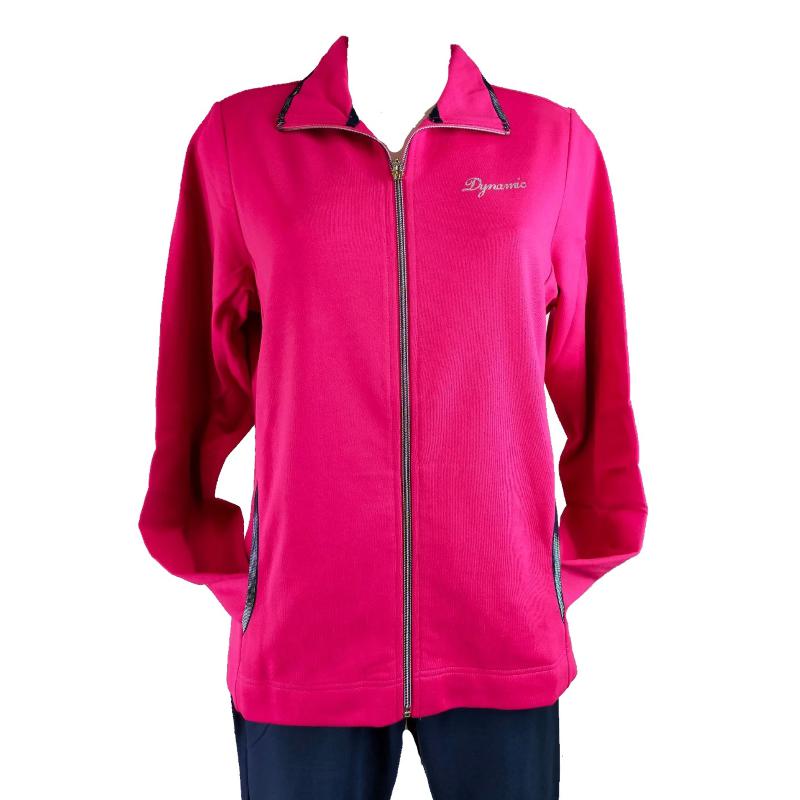 .TUTA DONNA CAMPAGNOLO ART.8E76256 GARZATA APERTA CON CERNIERA E TASCHE PALESTRA SPORT GINNASTICA PRIMAVERA