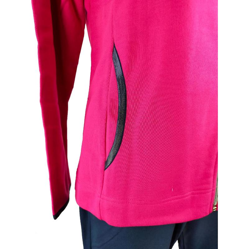 .TUTA DONNA CAMPAGNOLO ART.8E76256 GARZATA APERTA CON CERNIERA E TASCHE PALESTRA SPORT GINNASTICA PRIMAVERA