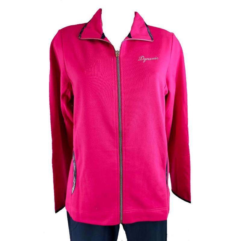 .TUTA DONNA CAMPAGNOLO ART.8E76256 GARZATA APERTA CON CERNIERA E TASCHE PALESTRA SPORT GINNASTICA PRIMAVERA