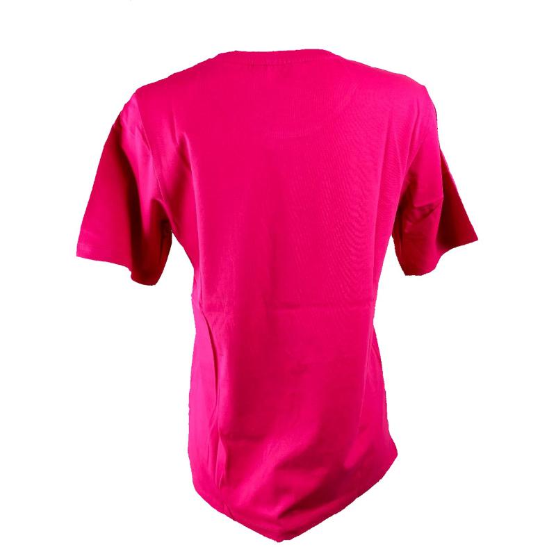 .MAGLIETTA DONNA CAMPAGNOLO MANICA CORTA 100% COTONE ART.2K7836 FUXIA