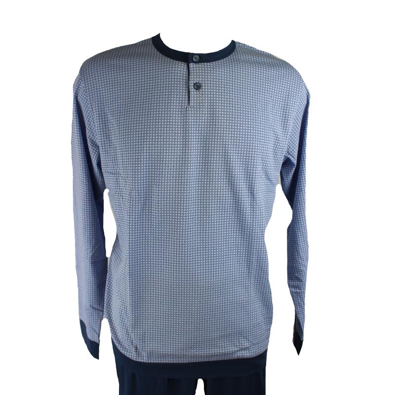 .PIGIAMA UOMO RAGNO SERAFINO MAGLINA DI PURO COTONE ART.U651N1