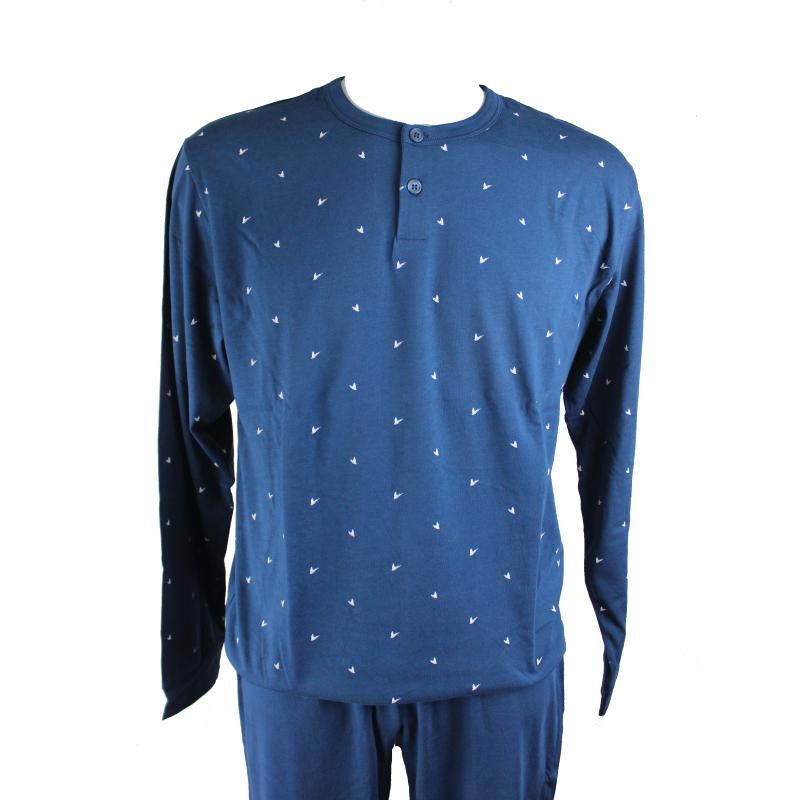 .PIGIAMA UOMO RAGNO SERAFINO MAGLINA DI PURO COTONE ART.U647N1