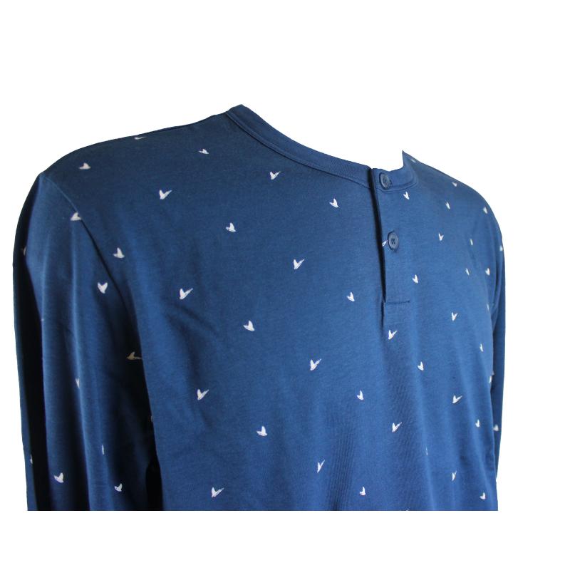 .PIGIAMA UOMO RAGNO SERAFINO MAGLINA DI PURO COTONE ART.U647N1