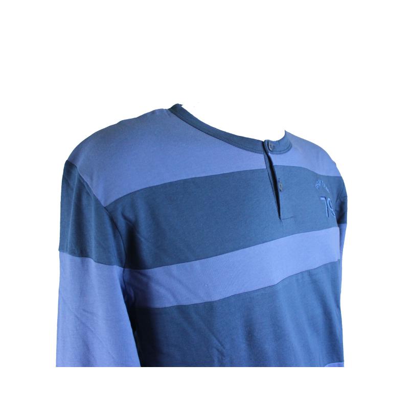 .PIGIAMA UOMO RAGNO SERAFINO MAGLINA DI PURO COTONE ART.U649N1