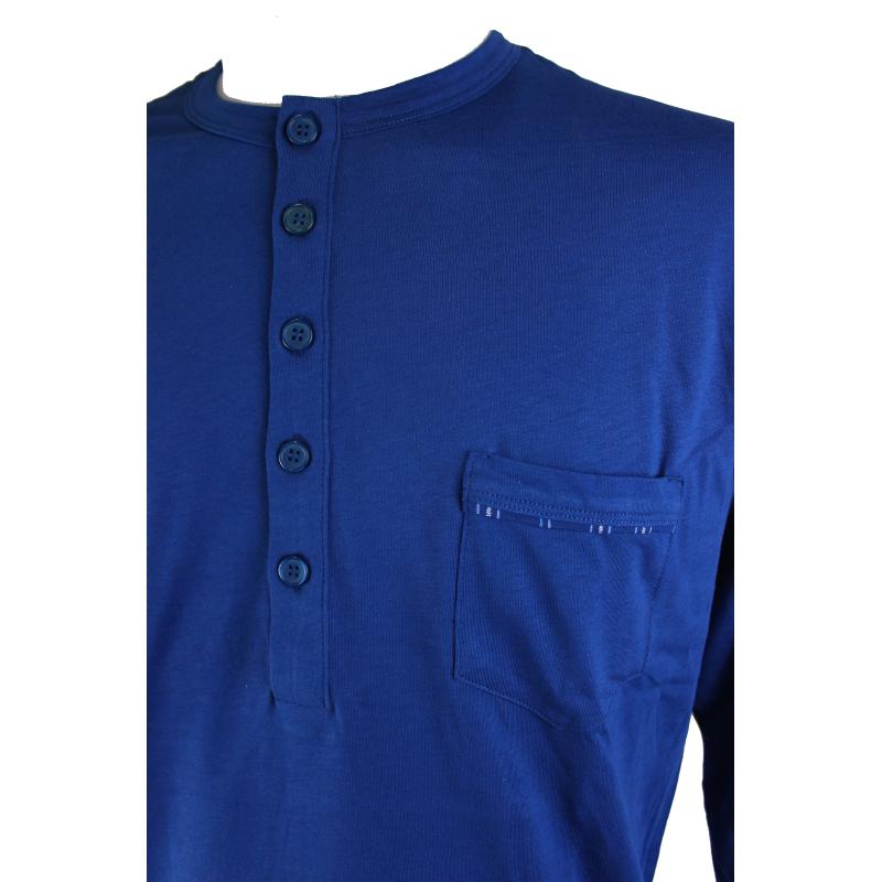 .PIGIAMA UOMO RAGNO SERAFINO MAGLINA DI PURO COTONE ART.U645N1