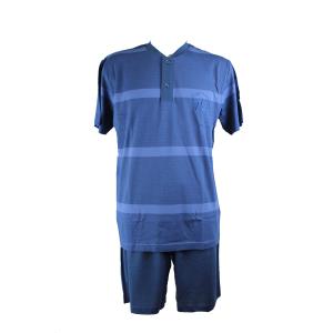 .PIGIAMA UOMO RAGNO MANICA CORTA PANTALONE CORTO MAGLINA DI PURO COTONE ART.U648NU