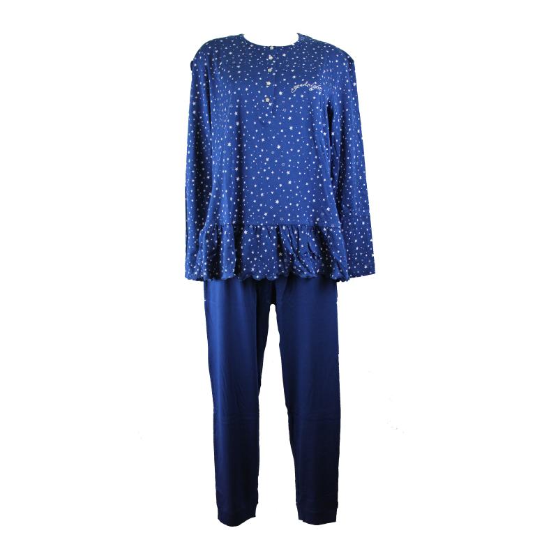 .PIGIAMA DONNA RAGNO PURO COTONE MAGLINA ART.DF96N1 SERAFINO