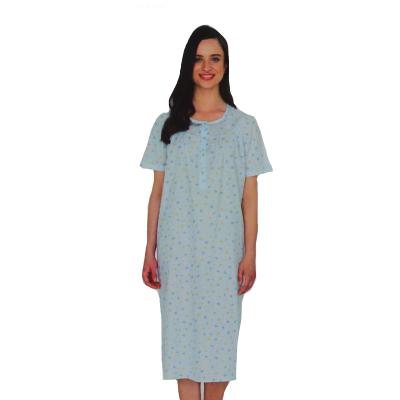 .CAMICIA NOTTE LINCLALOR IN STOFFA MANICA CORTA 100% COTONE MANICA RAGLAN SERAFINO ART.30825