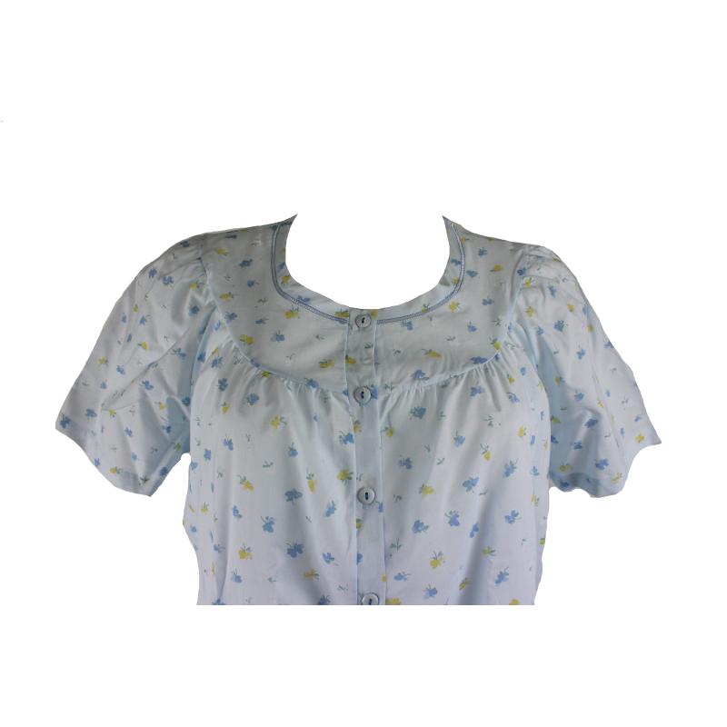 .CAMICIA NOTTE LINCLALOR IN STOFFA MANICA CORTA 100% COTONE MANICA RAGLAN SERAFINO ART.30825