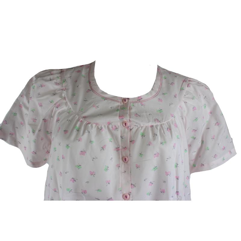.CAMICIA NOTTE LINCLALOR IN STOFFA MANICA CORTA 100% COTONE MANICA RAGLAN SERAFINO ART.30825
