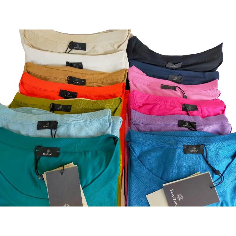 .MAGLIETTA RAGNO VISCOSA ELASTICIZZATA MANICA 3/4 13 COLORI ART. 70121W