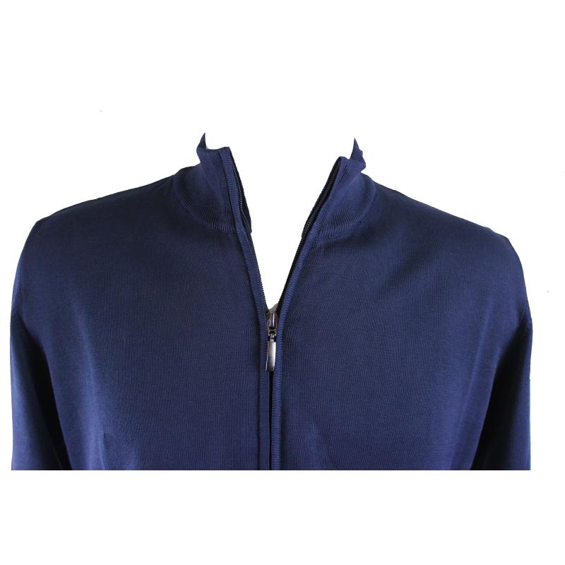 .GIACCA UOMO ZIP PURO COTONE CERNIERA MADE IN ITALY FINO A 7XL