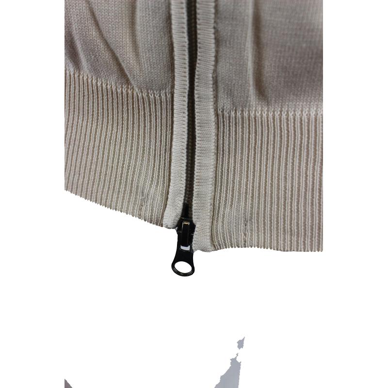 .GIACCA UOMO ZIP PURO COTONE CERNIERA MADE IN ITALY FINO A 7XL