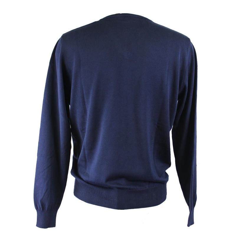 GOLF UOMO PURO COTONE SCOLLO V MADE IN ITALY FINO ALLA TG.7XL