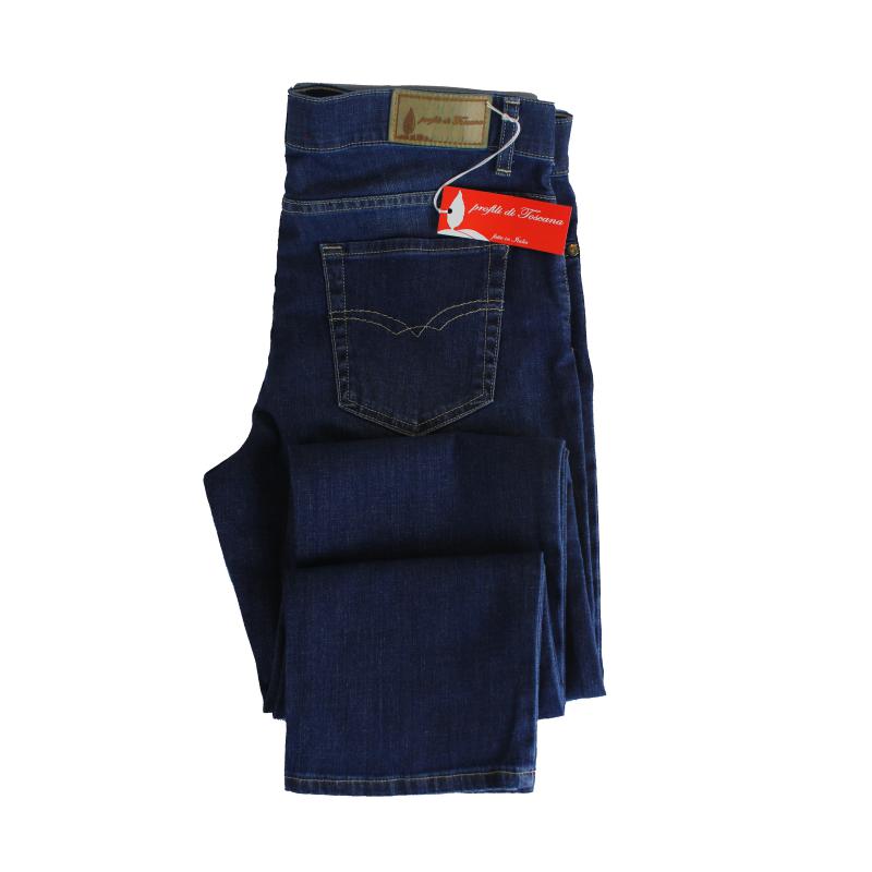 UOMO JEANS LEGGERO MADE IN ITALY VITA REGOLARE GAMBA DRITTA ELASTICIZZATO ART.ORBETELLO