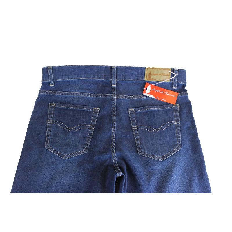 UOMO JEANS LEGGERO MADE IN ITALY VITA REGOLARE GAMBA DRITTA ELASTICIZZATO ART.ORBETELLO