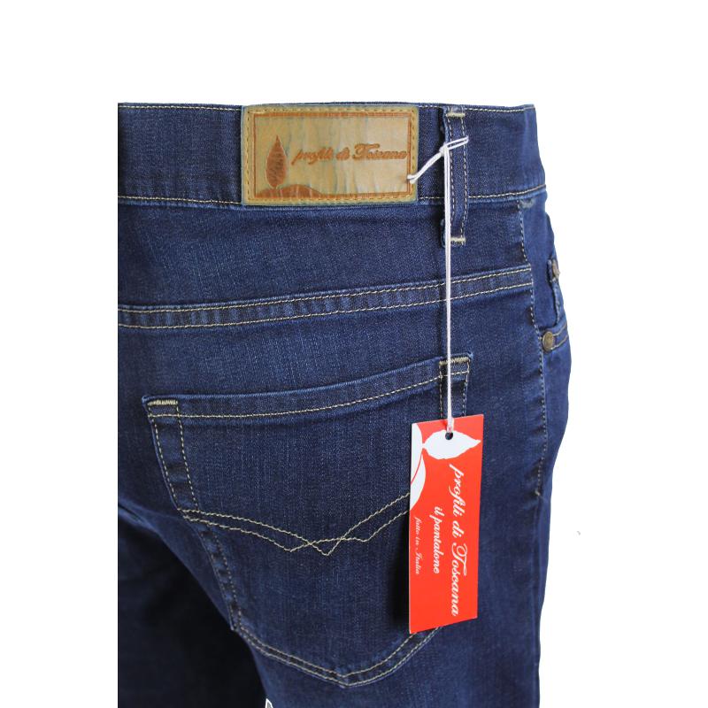 UOMO JEANS LEGGERO MADE IN ITALY VITA REGOLARE GAMBA DRITTA ELASTICIZZATO ART.ORBETELLO