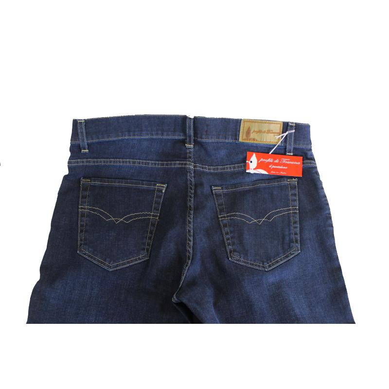 UOMO JEANS LEGGERO MADE IN ITALY VITA REGOLARE GAMBA DRITTA ELASTICIZZATO ART.ORBETELLO