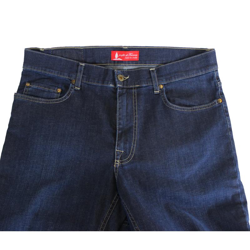 UOMO JEANS LEGGERO MADE IN ITALY VITA REGOLARE GAMBA DRITTA ELASTICIZZATO ART.ORBETELLO