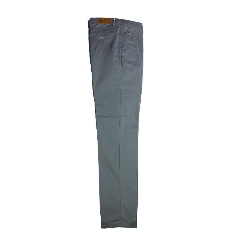 UOMO PANTALONE CHINO MADE IN ITALY VITA REGOLARE GAMBA DRITTA COTONE ELASTICIZZATO LEGGERO ART.FOLLONICA
