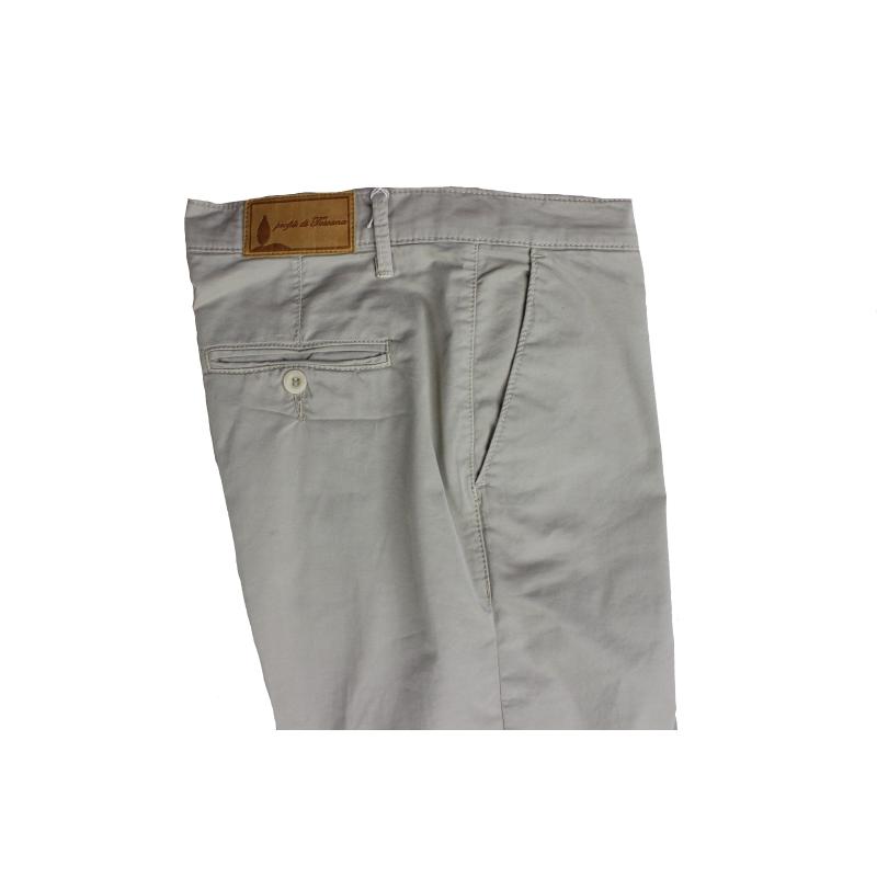 UOMO PANTALONE CHINO MADE IN ITALY VITA REGOLARE GAMBA DRITTA COTONE ELASTICIZZATO LEGGERO ART.FOLLONICA