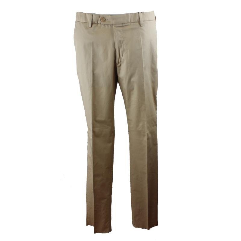 UOMO PANTALONE CLASSICO COTONE ELASTICIZZATO TAGLIE COMODE VITA ALTA CINTOLO CON ELASTICO