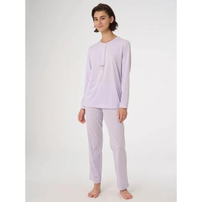 .PIGIAMA DONNA RAGNO PURO COTONE MAGLINA ART.DG23N1 SERAFINO
