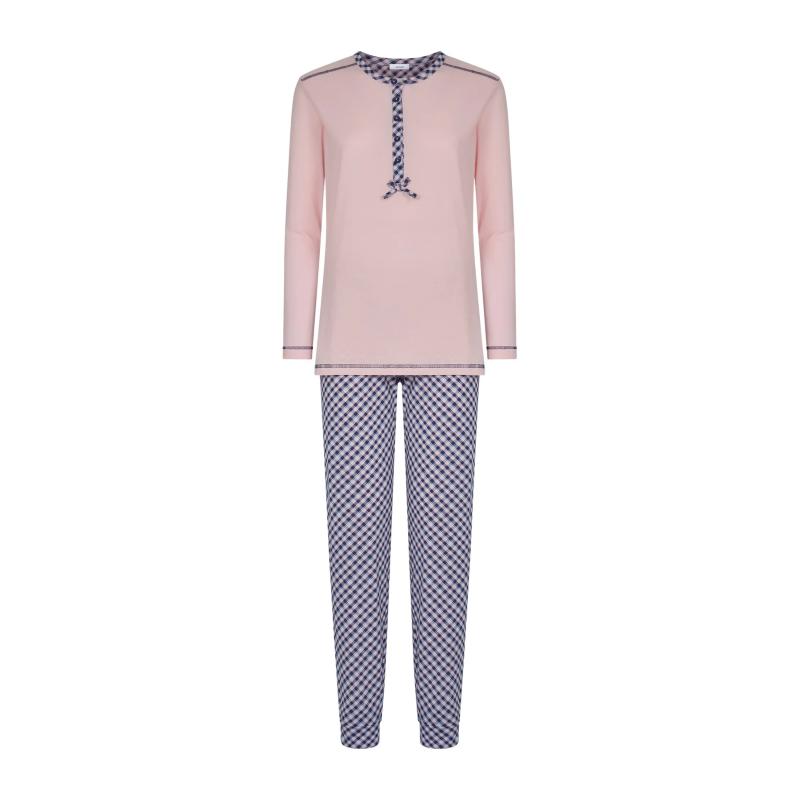 .PIGIAMA DONNA RAGNO PURO COTONE MAGLINA ART.DF97N1 SERAFINO