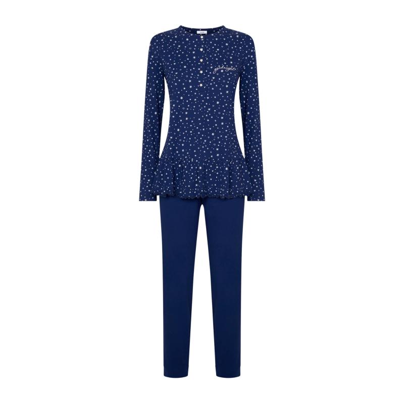 .PIGIAMA DONNA RAGNO PURO COTONE MAGLINA ART.DF96N1 SERAFINO