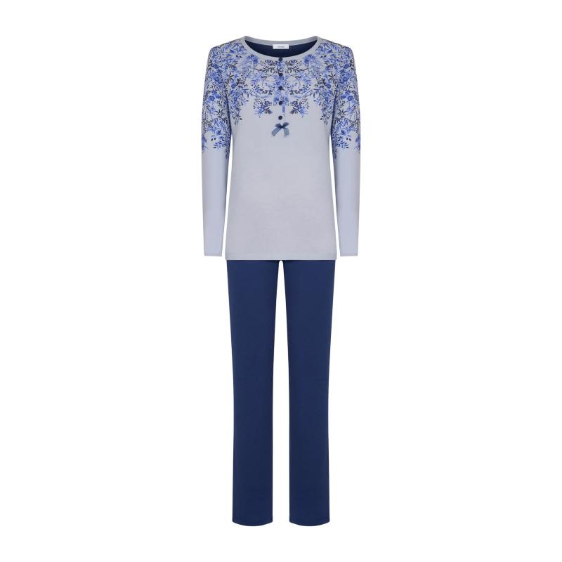.PIGIAMA DONNA RAGNO COTONE MODAL MAGLINA ART.DG14N1 SERAFINO