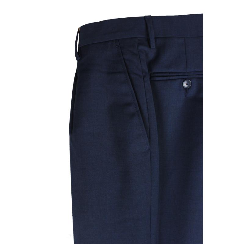 PANTALONE UOMO CLASSICO FRESCO DI PURA LANA VESTIBILITÀ COMODA TAGLIE FORTI E CALIBRATE FINO ALLA TG.71