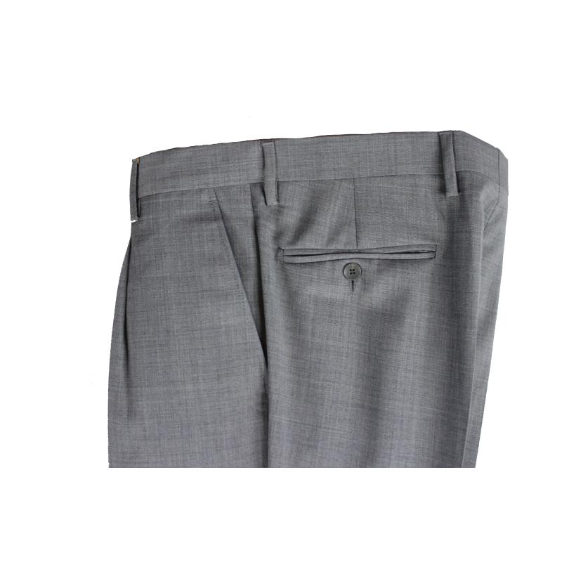 PANTALONE UOMO CLASSICO FRESCO DI PURA LANA VESTIBILITÀ COMODA TAGLIE FORTI E CALIBRATE FINO ALLA TG.71