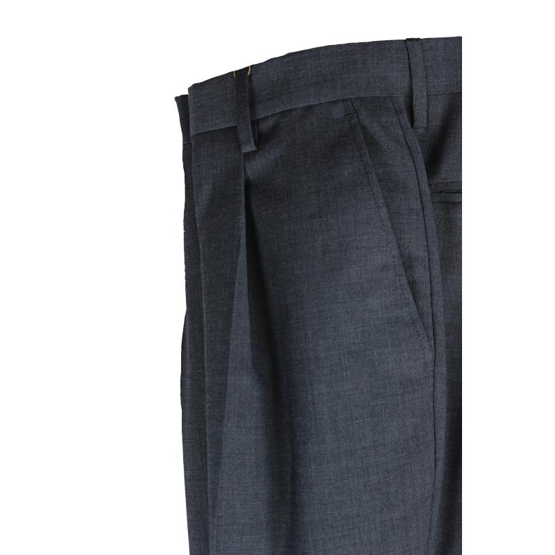 PANTALONE UOMO CLASSICO FRESCO DI PURA LANA VESTIBILITÀ COMODA TAGLIE FORTI E CALIBRATE FINO ALLA TG.71