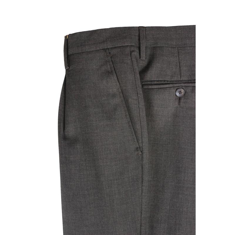 PANTALONE UOMO CLASSICO FRESCO DI PURA LANA VESTIBILITÀ COMODA TAGLIE FORTI E CALIBRATE FINO ALLA TG.71