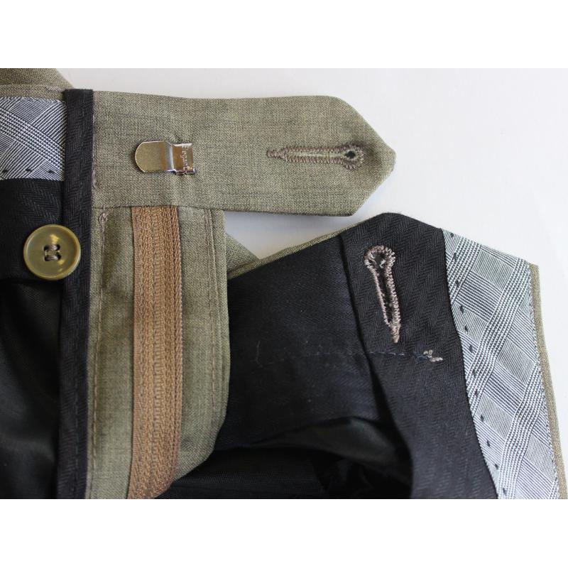 PANTALONE UOMO CLASSICO FRESCO DI PURA LANA VESTIBILITÀ COMODA TAGLIE FORTI E CALIBRATE FINO ALLA TG.71