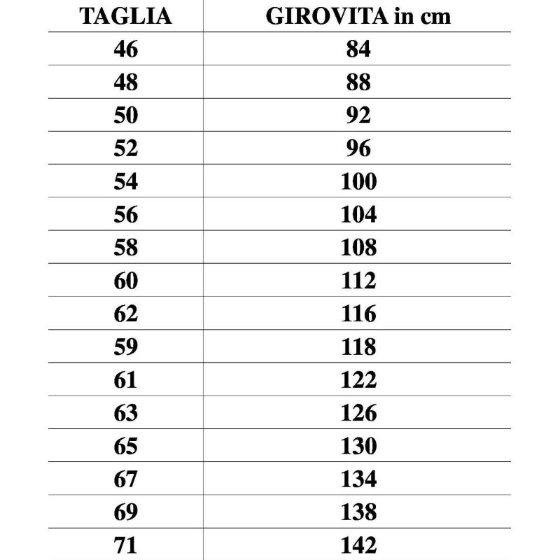 PANTALONE UOMO CLASSICO FRESCO DI PURA LANA VESTIBILITÀ COMODA TAGLIE FORTI E CALIBRATE FINO ALLA TG.71