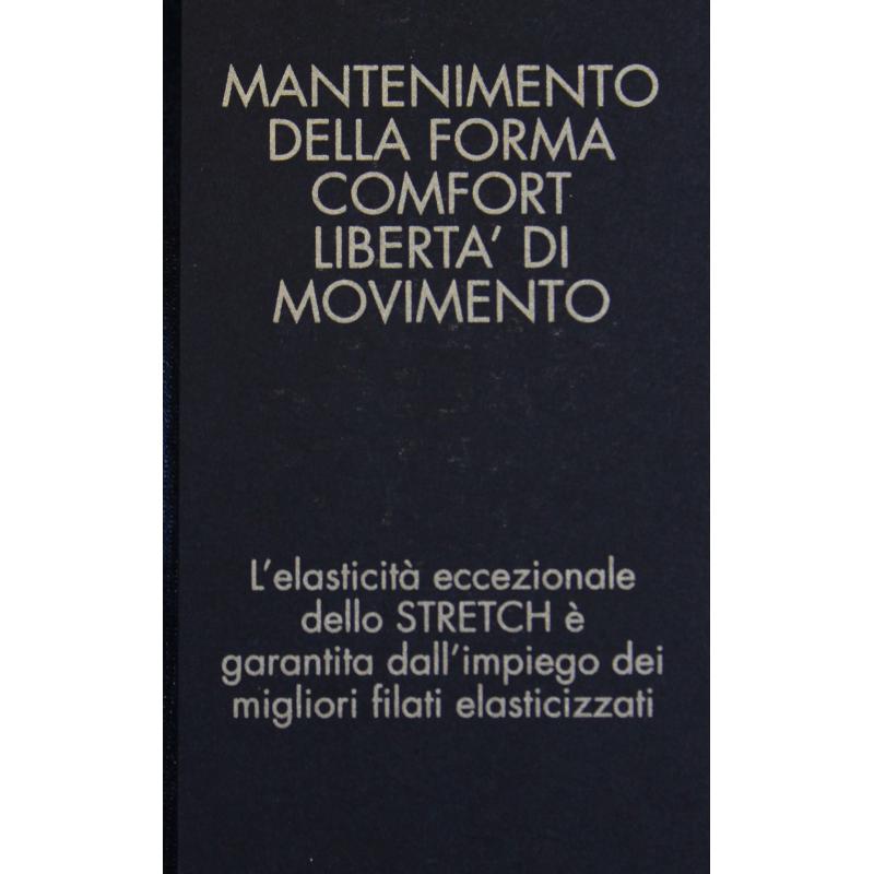.PANTALONE UOMO CLASSICO IN TESSUTO JEANS LEGGERO ELASTICIZZATO TAGLIE COMODE VITA ALTA CINTOLO CON ELASTICO