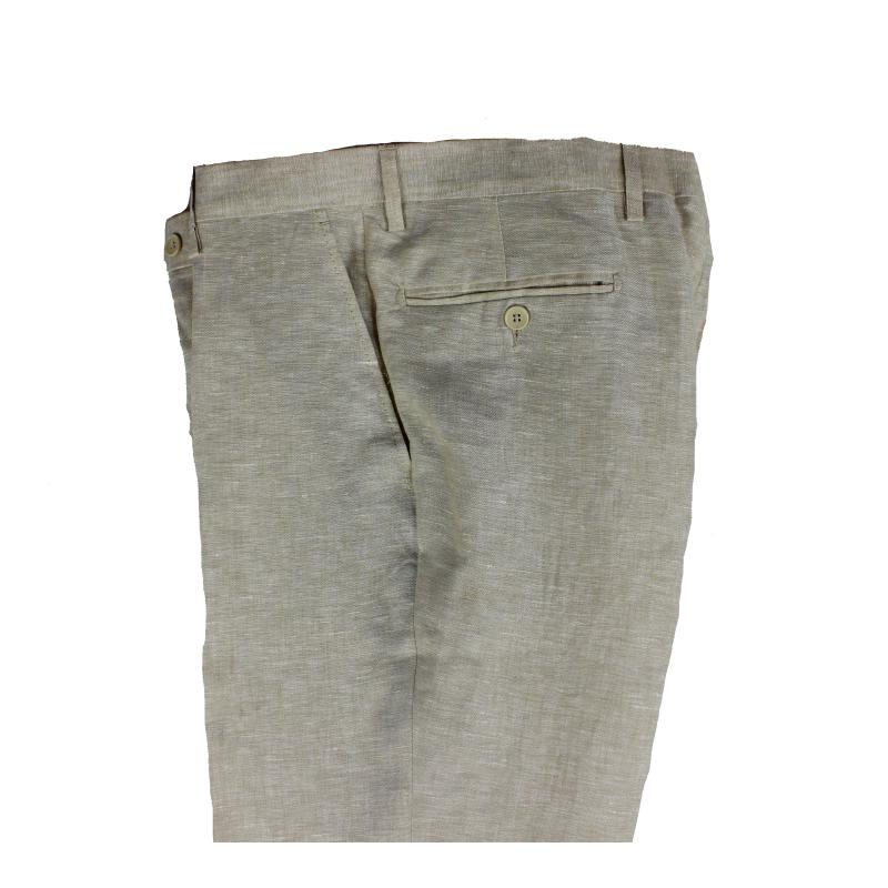 PANTALONE UOMO CLASSICO PURO LINO FINO ALLA TG.71 VESTIBILITÀ COMODA TAGLIE FORTI  8 COLORI
