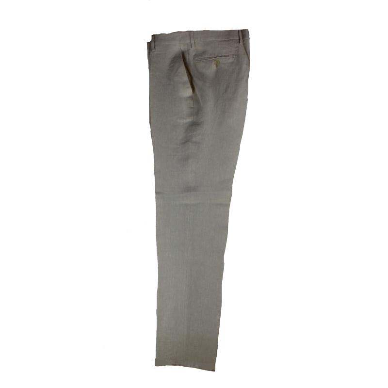 PANTALONE UOMO CLASSICO PURO LINO FINO ALLA TG.71 VESTIBILITÀ COMODA TAGLIE FORTI  8 COLORI